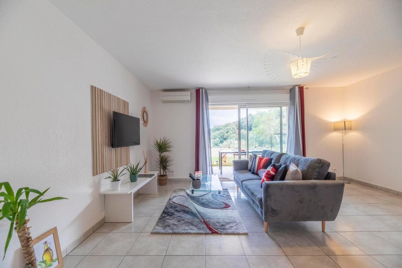 Appartement cosy et spacieux avec jardin et parking Bastia  Extérieur photo