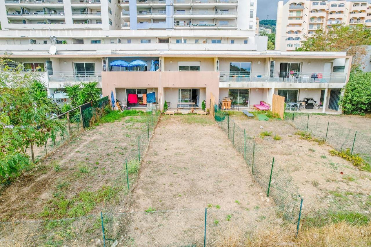 Appartement cosy et spacieux avec jardin et parking Bastia  Extérieur photo